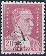 Türkei Turkey Turquie - Atatürk (MiNr: 1384) 1954 - Gest Used Obl - Gebraucht