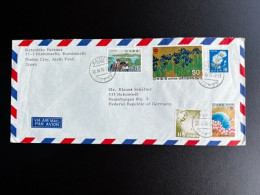 JAPAN NIPPON 1970 AIR MAIL LETTER TAKASAKI TO HELMSTEDT GERMANY 25-03-1970 - Covers & Documents