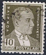 Türkei Turkey Turquie - Atatürk (MiNr: 1381) 1954 - Gest Used Obl - Usati