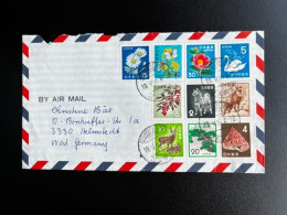 JAPAN NIPPON 1981 AIR MAIL LETTER TOKYO TO HELMSTEDT GERMANY 19-05-1981 - Brieven En Documenten