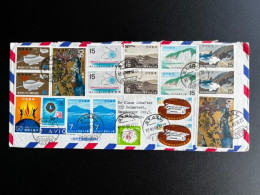 JAPAN NIPPON 1969 AIR MAIL LETTER TAKASAKI TO HELMSTEDT GERMANY 22-09-1969 - Storia Postale