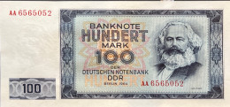 German Democratic Republic 100 Mark, P-26 (1964) - UNC - AA Serial Number - 100 Deutsche Mark