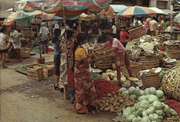 Cp  Malaisie, Marché Aux Fruits Et Légumes - Malaysia