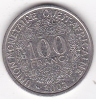 États De L'Afrique De L'Ouest 100 Francs 2002 , En Nickel, KM# 4 - Otros – Africa