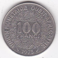 États De L'Afrique De L'Ouest 100 Francs 1975 , En Nickel, KM# 4 - Altri – Africa