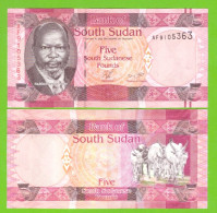 SOUTH SUDAN 5 POUNDS 2011 P-6a UNC - South Sudan