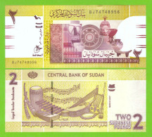 SUDAN 2 POUNDS 2017 P-71c UNC - Soedan