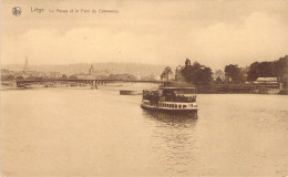 BELGIQUE - LIEGE - La Meuse Et Le Pont Du Commerce - Carte Postale Ancienne - Liege