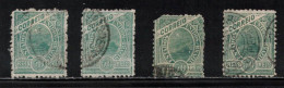 BRAZIL Scott # 159 Used X 4 - Hinge Remnant - Faults - Used Stamps