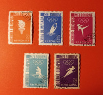 1956 Romania - Serie Gestempeld - Ete 1956: Melbourne