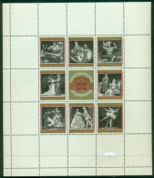 AUSTRIA 1969 Mi 1294-1301 Mini Sheet** 100th Anniversary Of The Wiener Staatsopera [LA1139] - Musique