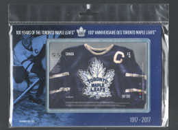 2017  Toronto Maple Leafs Hockey Team 100th Ann. Souvenir Sheet In Original Packaging Sc 3042 - Unused Stamps