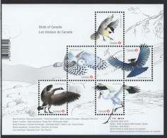 2017 Birds Of Canada Jay, Gyrfalcon, Owl, Osprey, Loon  Souvenir Sheet Of 5 Different  Sc 3017 MNH ** - Unused Stamps