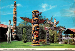Canada Victoria Thunderbird Park Totem Poles - Victoria