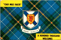 Canada Nova Scotia Greetings With Coat Of Arms  - Sonstige & Ohne Zuordnung