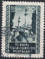 Türkei Turkey Turquie - Emir-Sultan-Moschee, Bursa (MiNr: 1326) 1952 - Gest Used Obl - Gebruikt