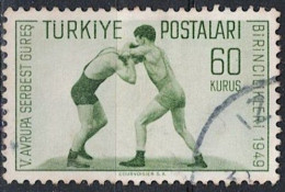 Türkei Turkey Turquie - EM Im Freistilringen (MiNr: 1234) 1949 - Gest Used Obl - Usados