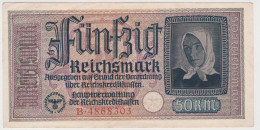 WW2 German Nazi Era Germany Reichsmark Banknote 50 Mark (ND) 1940-1945 - WW2