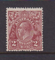 AUSTRALIA - 1926-30 George V 2d Watermark Multiple Crown Over A  Hinged Mint - Neufs