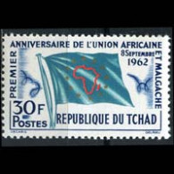 CHAD 1962 - Scott# 85 African Union Set Of 1 MNH - Tchad (1960-...)