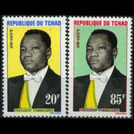 CHAD 1963 - Scott# 86-7 Pres.Tombalbaye Set Of 2 MNH - Tchad (1960-...)