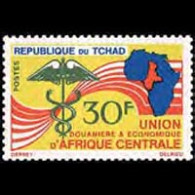 CHAD 1966 - Scott# 128 Customs Union Set Of 1 MNH - Tchad (1960-...)