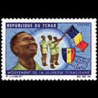 CHAD 1966 - Scott# 131 Youth Movement Set Of 1 MNH - Tchad (1960-...)