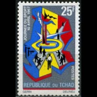 CHAD 1967 - Scott# 138 Sports Day Set Of 1 LH - Tchad (1960-...)