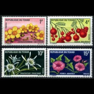 CHAD 1969 - Scott# 211-4 Flowers Set Of 4 MNH - Tchad (1960-...)
