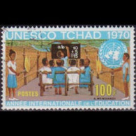 CHAD 1970 - Scott# 226 Intl.Education Year Set Of 1 CTO - Tchad (1960-...)