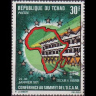 CHAD 1971 - Scott# 231 Summit Conf. Set Of 1 Used - Tchad (1960-...)