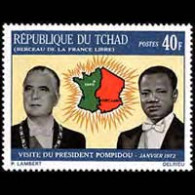 CHAD 1972 - Scott# 245 Presidents Set Of 1 MNH - Tchad (1960-...)