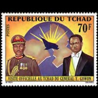 CHAD 1972 - Scott# 280 Nigeria Visit Set Of 1 MNH - Tchad (1960-...)