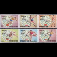 CHAD 1972 - #281-4+C148-9 Olympic Winners Set Of 6 MNH - Tchad (1960-...)
