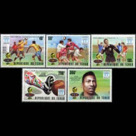 CHAD 1978 - #359-63 World Cup Soccer Winner Set Of 5 MNH - Tchad (1960-...)