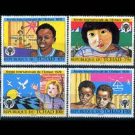 CHAD 1979 - Scott# 374-7 Intl.Children Year Set Of 4 MNH - Tchad (1960-...)