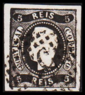 1866. PORTUGAL. Luis I. 5 REIS. Fine Cancel  (Michel 17) - JF534872 - Gebruikt