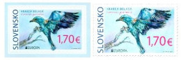 Slovakia 2019 Europa CEPT Rare Birds Set Of Self-adhesive And Perforated Stamp Mint - 2019