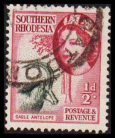 1953. SOUTHERN RHODESIA. Elizabeth SABLE ANTELOPE ½ D Cancelled GATOOMA. (Michel 80) - JF535019 - Southern Rhodesia (...-1964)