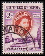 1953. SOUTHERN RHODESIA. Elizabeth RHODES GRAVE 2 D Cancelled GWANDA. (Michel 82) - JF535022 - Southern Rhodesia (...-1964)