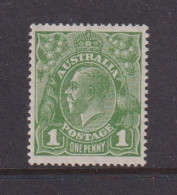 AUSTRALIA - 1926-30 George V 1d Watermark Multiple Crown Over A Perf 14  Hinged Mint - Mint Stamps