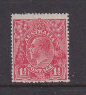 AUSTRALIA - 1926-30 George V 11/2d Watermark Multiple Crown Over A Perf 14  Hinged Mint - Ongebruikt