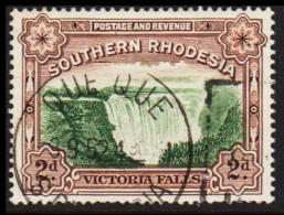 1952. SOUTHERN RHODESIA. VICTORIA FALLS 2 D Cancelled QUE QUE 3.9.52.  (Michel 30) - JF535062 - Southern Rhodesia (...-1964)