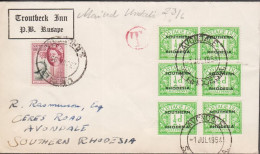 1954. SOUTHERN RHODESIA. Elizabeth SABLE ANTELOPE ½ D Cancelled UMTALI 23 JUN 1954. ... (Michel 80 + Porto 1) - JF535066 - Southern Rhodesia (...-1964)