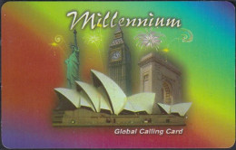 Norway - PPC07II-02 Prepaid Card - Millennium - Buildings - Global Calling Card - Sydney - New York - London - Norvège