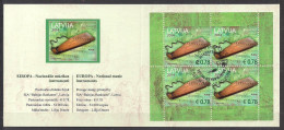 Lettland / Latvia  (2014)  Mi.Nr.  904 Do + Du , MH / Booklet  Gest. / Used  (blk1)  EUROPA - 2014