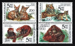 Czech Republic - Tcheque 2001 Yvert 281/ 84 Nature Protection - Zoo Animals  - MNH - Sonstige & Ohne Zuordnung