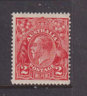 AUSTRALIA - 1926-30 George V 2d Watermark Multiple Crown Over A Perf 131/2x121/2 Die II  Hinged Mint - Neufs