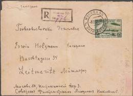 1935. SOWHET: Graf Zeppelin. Polarfahrt  And Malygin 35 KOP. Perforated +  On Registered Co... (Michel 403 A) - JF535253 - Storia Postale