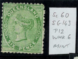 Aa5621a - Australia QUEENSLAND - STAMP - SG # 143 - Mint Lightly Hinged MLH - Ongebruikt